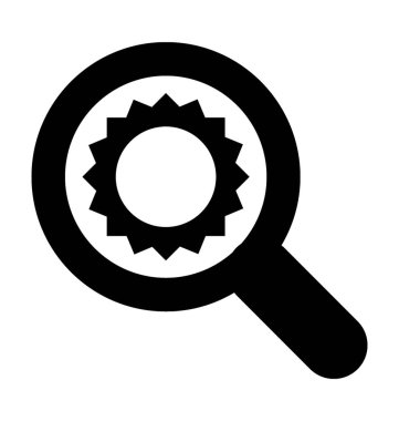  Büyüteç vektör simgesi