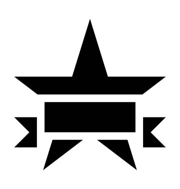  Şerit rozet vektör simgesi 