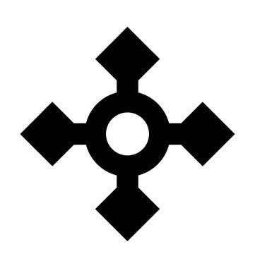  Geometrik tasarım vektör simgesi 