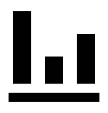  Çubuk grafik vektör simgeler 