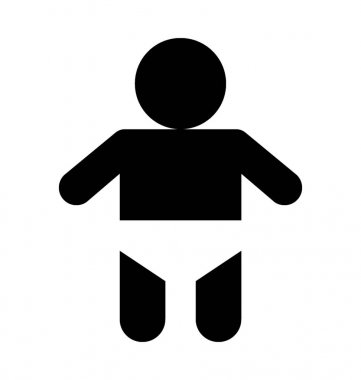  Bebek vektör simgesi 