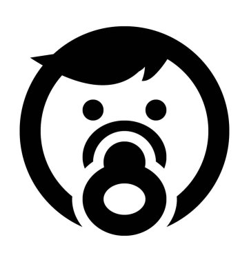  Bebek vektör simgesi 