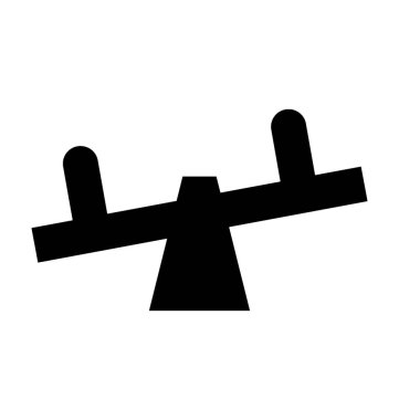  Tahterevalli vektör simgesi 