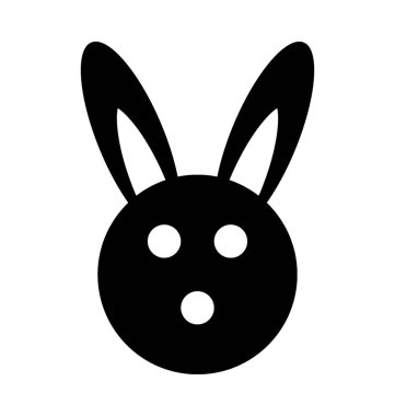  Tavşan vektör simgesi 