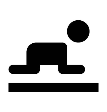  Gezinme bebek vektör simgesi 