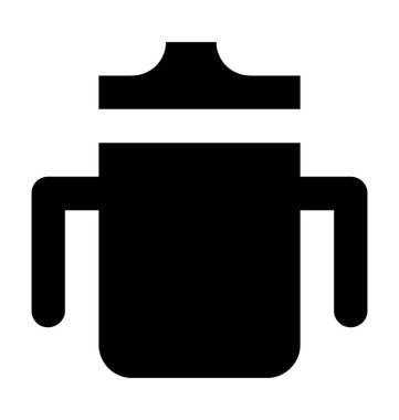  Bebek Kupası vektör simgesi 