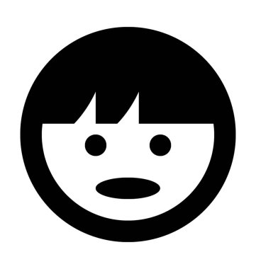  bebek çocuk vektör simgesi 