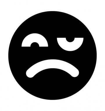  Üzgün Smiley vektör simgesi