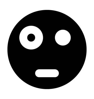  Şok Smiley vektör simgesi