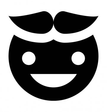  Gülen ifade vektör simgesi