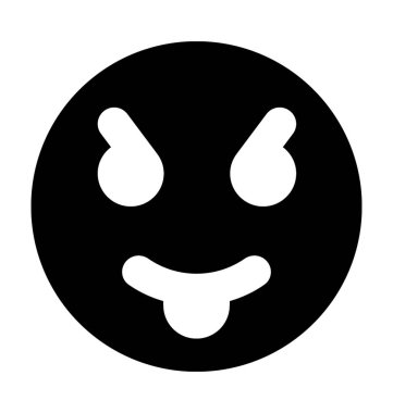  Arsız Smiley vektör simgesi