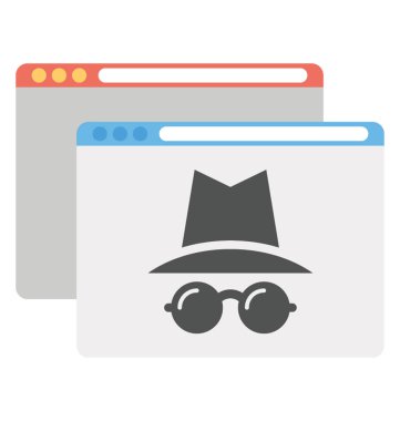  Siber Suçlar düz simgesi