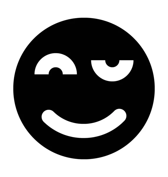 Droevige Smiley Vector Icon — Stockvector