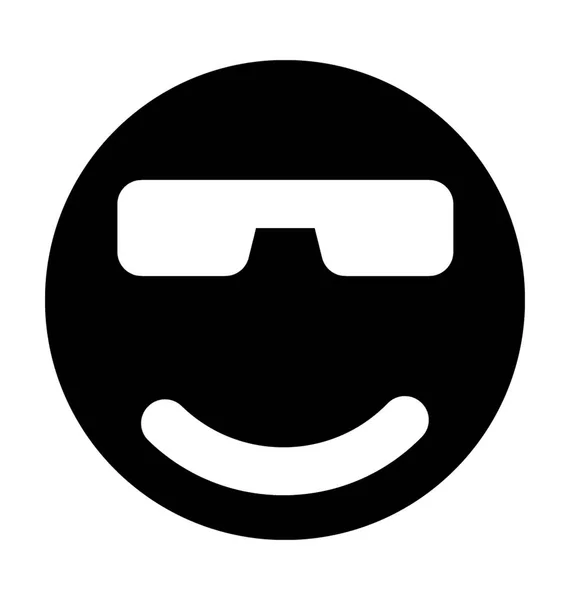 Cool Smiley Vector Icon — Stockvector