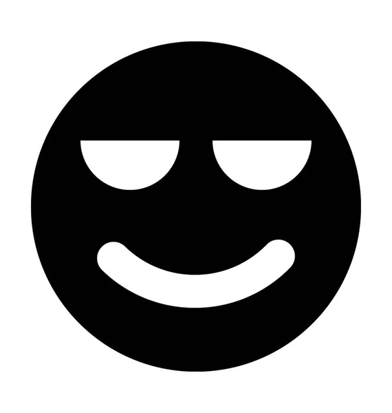 Cool Smiley Vector Icono — Archivo Imágenes Vectoriales