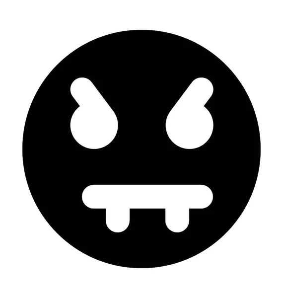 Icône vectorielle Smiley diable — Image vectorielle
