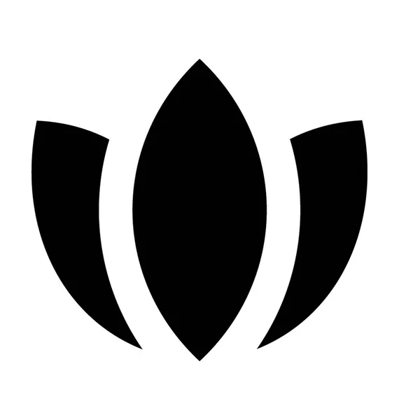 Lotus vector icono — Archivo Imágenes Vectoriales