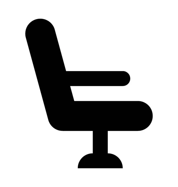 Ícone de vetor de cadeira clínica — Vetor de Stock