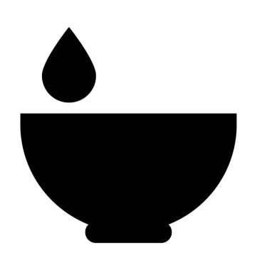  Aromaterapi ışık vektör simgesi