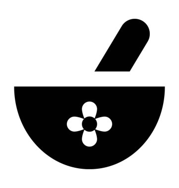  Havan ve tokmak vektör simgesi