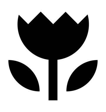  Lale vektör simgesi