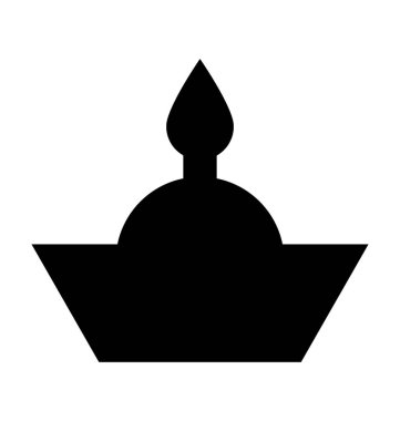  Aromaterapi ışık vektör simgesi