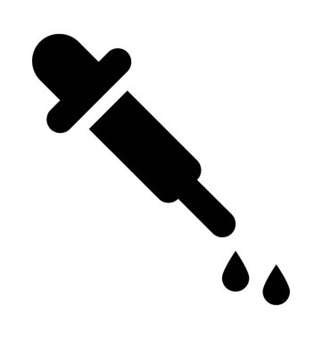  pipet vektör simgesi