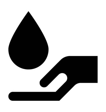  El tutma su vektör simgesi