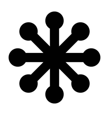  Kar Tanesi vektör simgesi