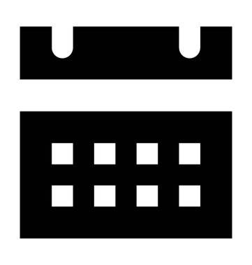  Takvim vektörü simgesi