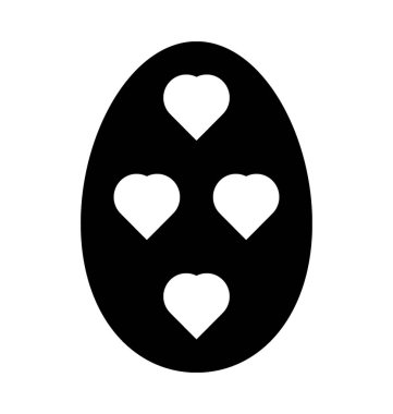 Paskalya yumurtası vektör simgesi