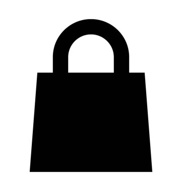  alışveriş poşeti vektör simgesi