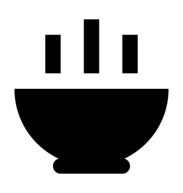  Sıcak çorba vektör simgesi