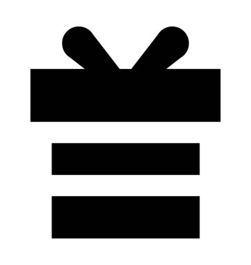  hediye vektör simgesi