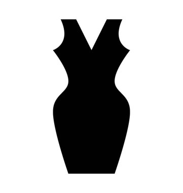  Kılıf elbise vektör simgesi