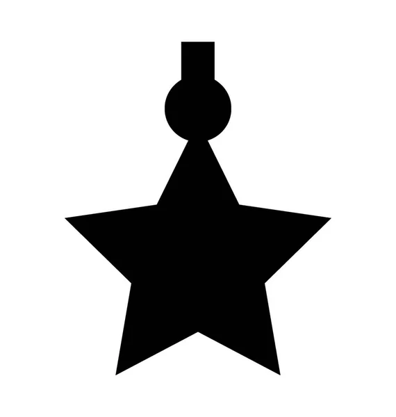 Ornamento estrella Vector icono — Vector de stock