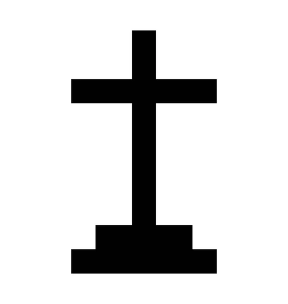 Holy Cross Vector Icon — Stock Vector