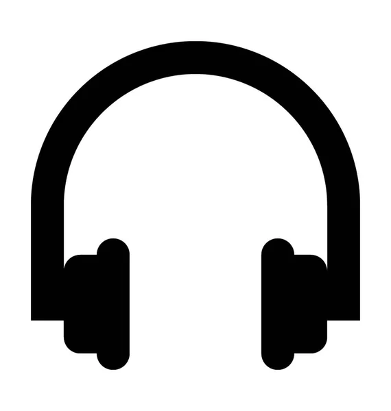 Ikona wektora słuchawek — Wektor stockowy