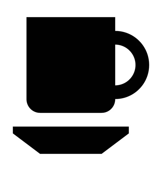 Taza de té vector icono — Vector de stock