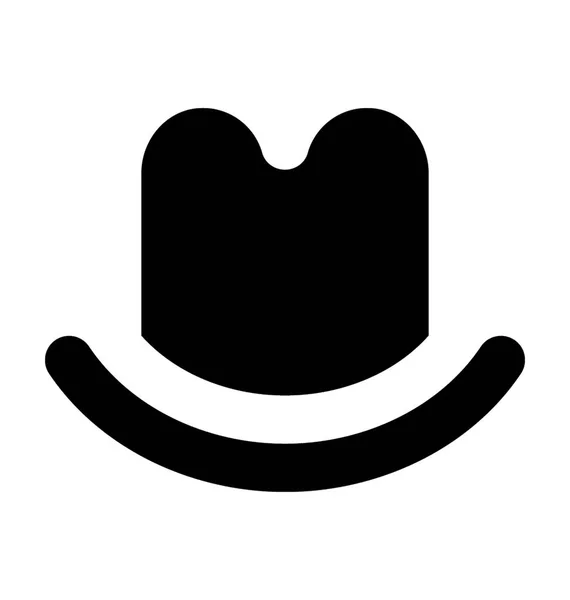 Panama şapka vektör simgesi — Stok Vektör