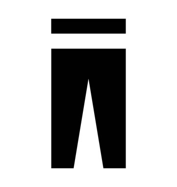  Pantolon vektör simgesi