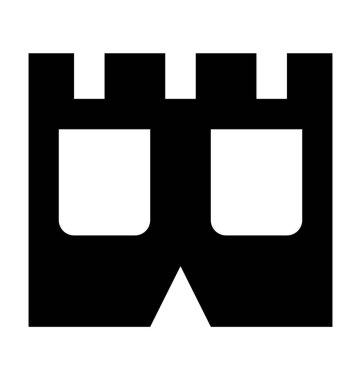  Denim kısa vektör simgesi