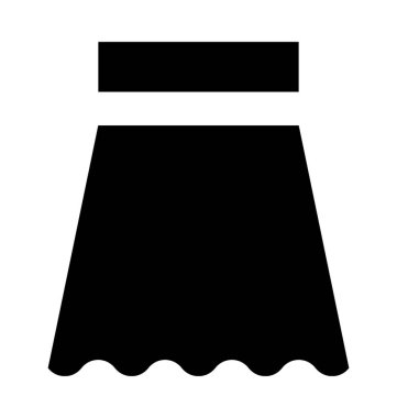  Etek vektör simgesi