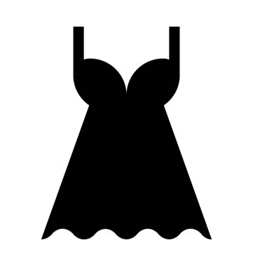  Gece elbisesi vektör simgesi