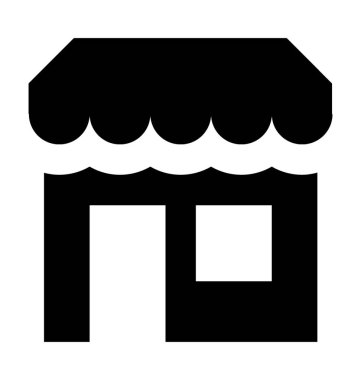  Dükkanı vektör simgesi