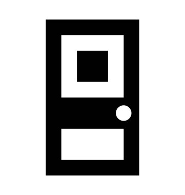  Kapı vektör simgesi 