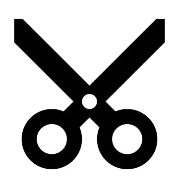  Makas vektör simgesi