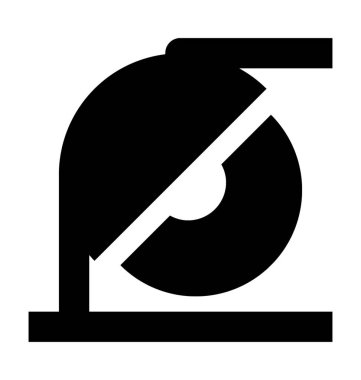  Dairesel testere vektör simgesi