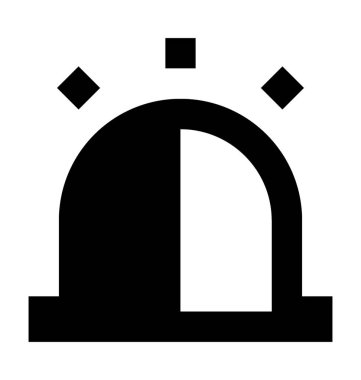  Siren vektör simgesi