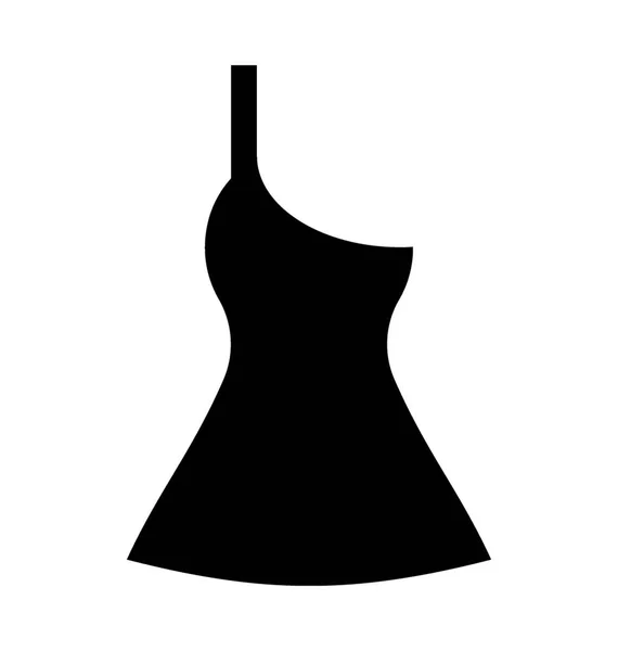 Plesové šaty vektorové ikony — Stockový vektor